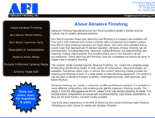 Tablet Screenshot of abrasivefinishing.com